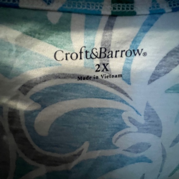 NWOT Croft & Barrow Sleeveless Top, XL - Picture 3 of 5